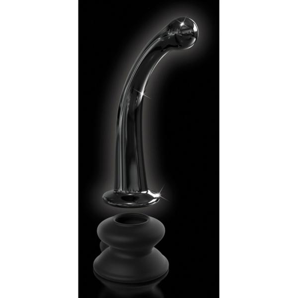 Icicles N.87 - Gode en Verre avec Ventouse - Point G