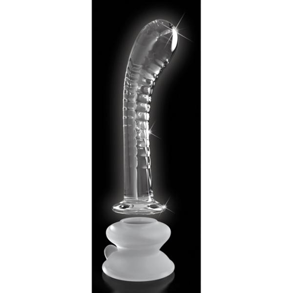 Icicles N.88 - Gode en Verre avec Ventouse - Point G – Image 3