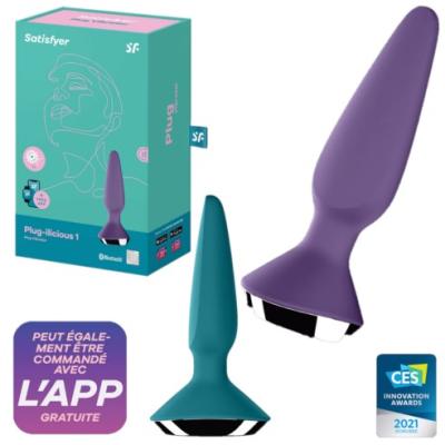 Plug-ilicious 1 - Plug Anale Rechargable BlueTooth - Satisfyer