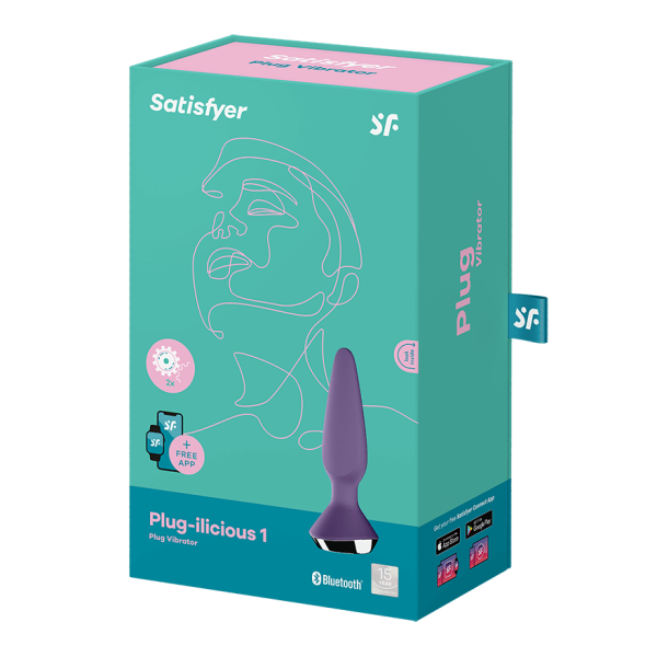 Plug-ilicious 1 - Plug Anale Rechargable BlueTooth - Satisfyer – Image 6