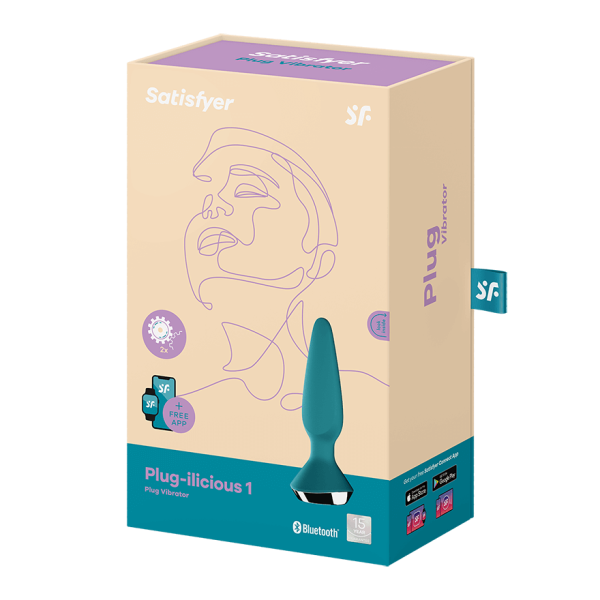 Plug-ilicious 1 - Plug Anale Rechargable BlueTooth - Satisfyer – Image 7