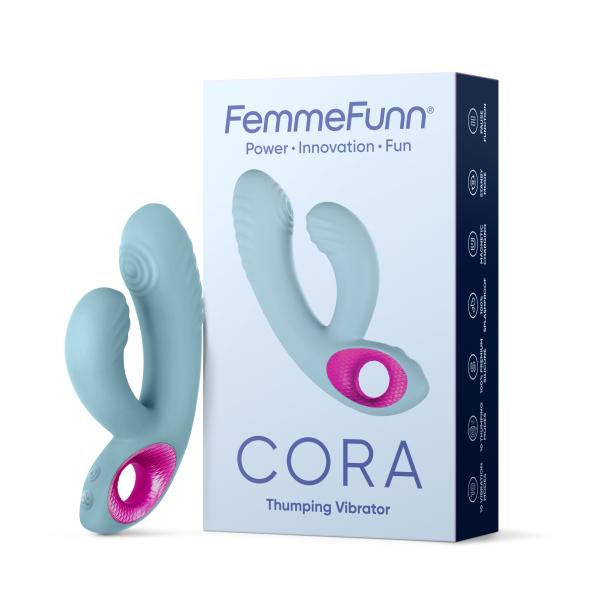 Cora - Vibrateur Double Stimulation Rechargeable - FemmeFunn – Image 2