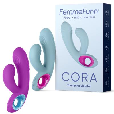Cora - Vibrateur Double Stimulation Rechargeable - FemmeFunn