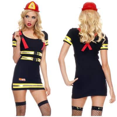 Fire Hazard Honey - Costume de Pompière - 70482 - Music Legs
