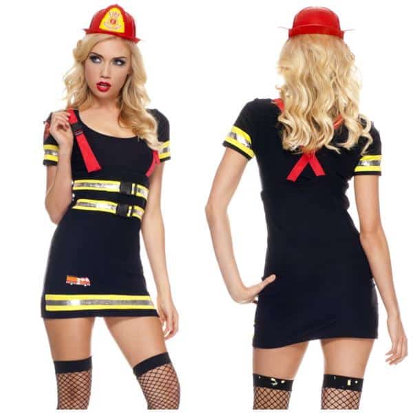Fire Hazard Honey - Costume de Pompière - 70482 - Music Legs