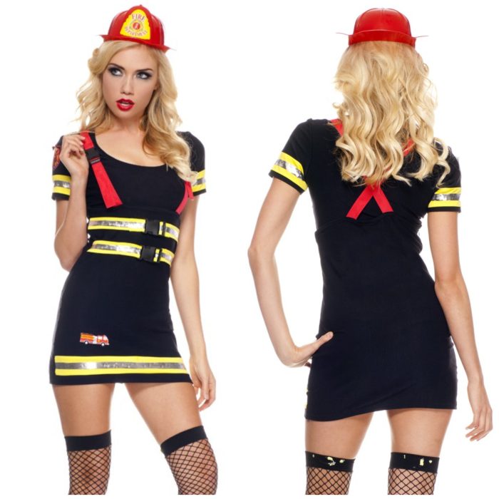 Fire Hazard Honey - Costume de Pompière - 70482 - Music Legs