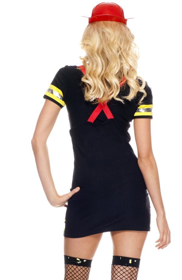 Fire Hazard Honey - Costume de Pompière - 70482 - Music Legs – Image 3