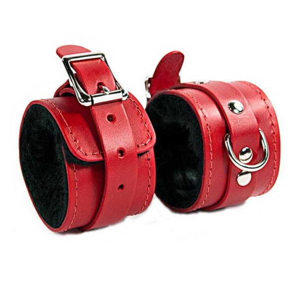 Fuzzy Cuff - Menottes en Cuir Doublé de Fausse Fourrure - XBliss – Image 5