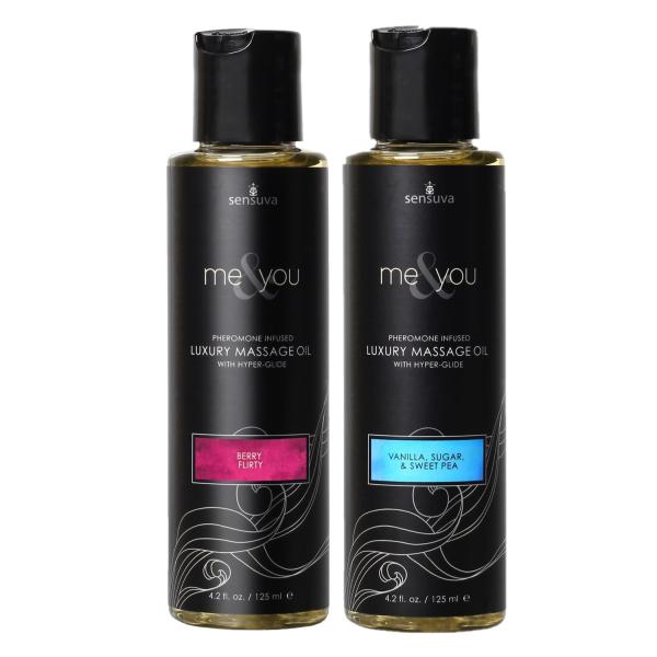 Me & You - Huile de Massage avec Pheromones - Sensuva