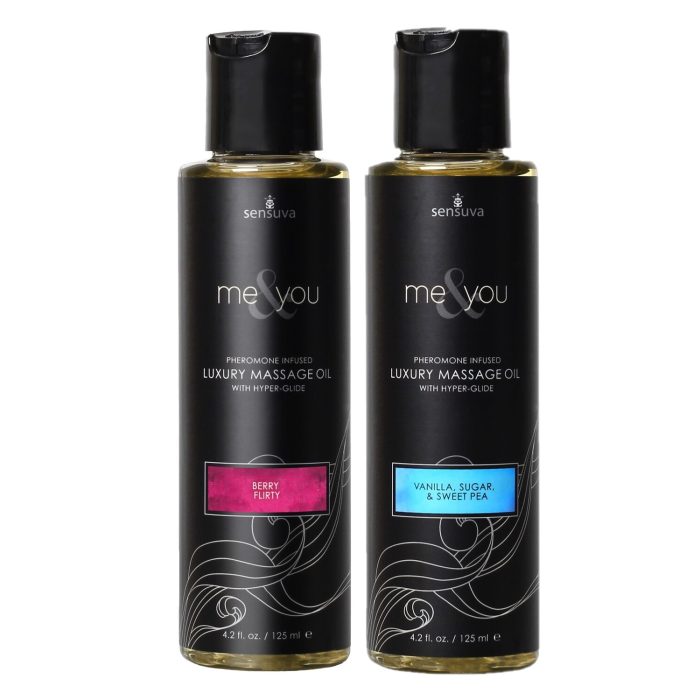 Me & You - Huile de Massage avec Pheromones - Sensuva