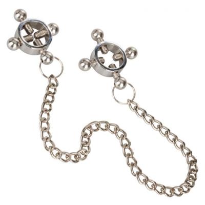 Nipple Grips - 4-Point Nipple Press with Chain - Pinces à Mamelons - California Exotics