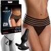 S-L - Crotchless Love Garter - Culotte avec Plug Anale - Hook Up Panties