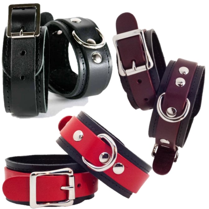 Select Cuffs - Mini Menottes en Cuir - Doublé en Daim - XBliss