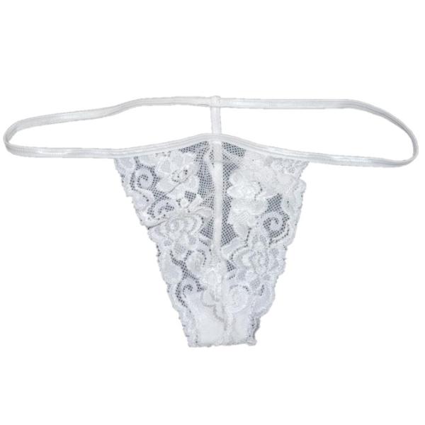 String Large Blanc en Dentelle