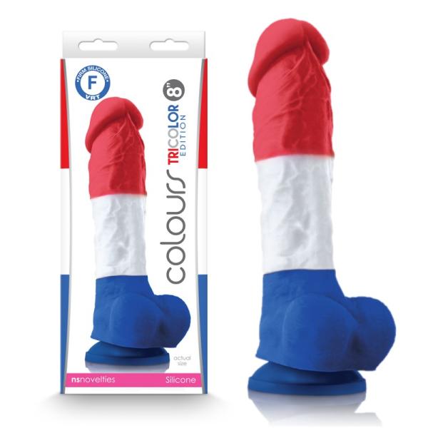 Tricolours Edition - Colours - Gode en Silicone - Ns Nolveties