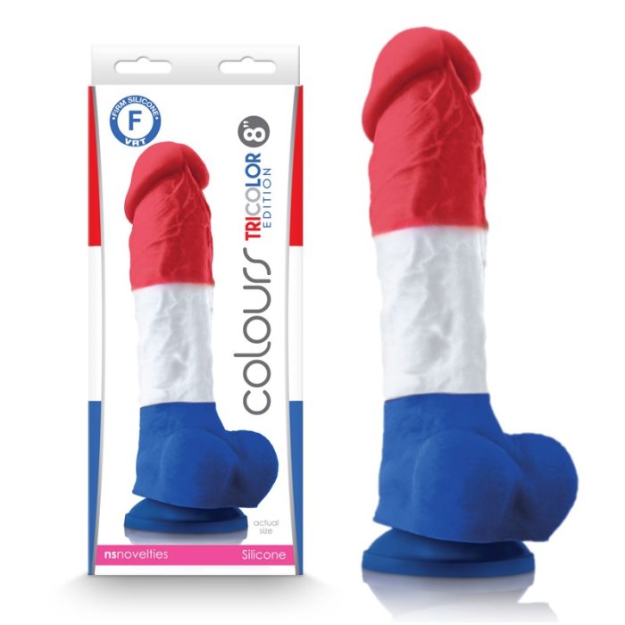 Tricolours Edition - Colours - Gode en Silicone - Ns Nolveties