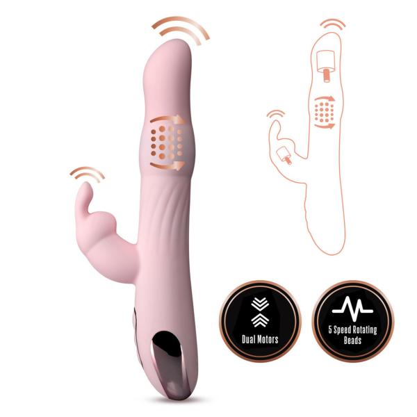 Aurora - Lush - Vibrateur Double Stimulation Rechargeable - Blush – Image 5