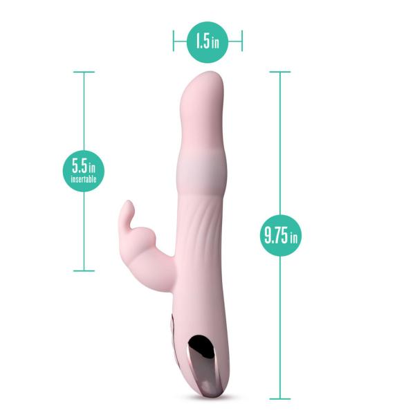 Aurora - Lush - Vibrateur Double Stimulation Rechargeable - Blush – Image 4