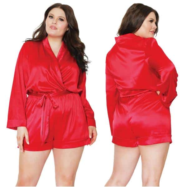 Barboteuse en Satin - 21301 - Grande Taille - Coquette
