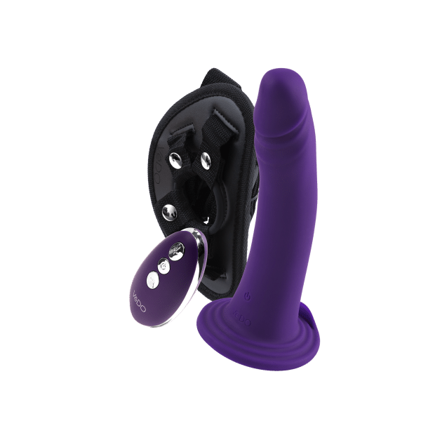 Diki Rechargeable Vibrating Strap-On - Ensemble de Harnais Vibrant - Vèdo – Image 6