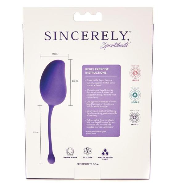 Kegel Exercise System - Sincerely - Sporsheets