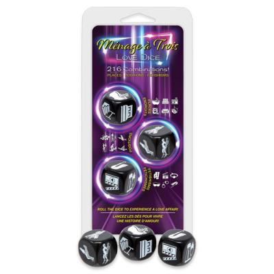 Ménage à Trois - Love Dice - Jeu Coquin