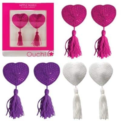 Nipple Tassels - Pastilles à Mamelons Coeur - Ouch!