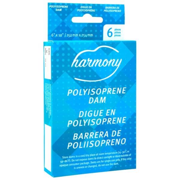 Polyisoprene Dam - Digue de Protection pour Sexe Oral - Harmony
