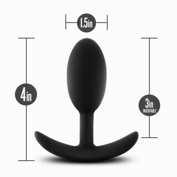 Vibra Slim Plug Medium – Anal Adventures Platinum – Plug Anale – Blush