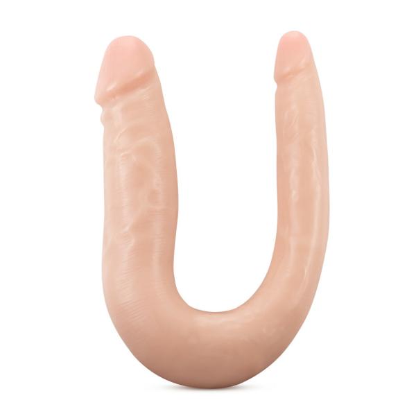 Dr. Skin Mini Double Dong - Gode Double Pénétration - Blush – Image 4