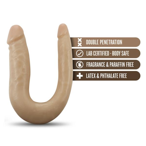 Dr. Skin Mini Double Dong - Gode Double Pénétration - Blush – Image 7