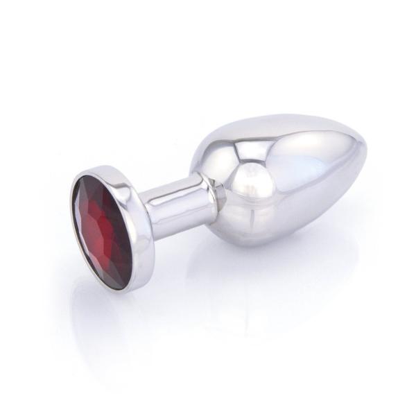 Jeweled Stainless Steel Butt Plug - Plug Anale avec Bijou - XBliss