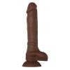 Real Supple Silicone Poseable Dark 8.25 - Gode Réaliste et Pliable