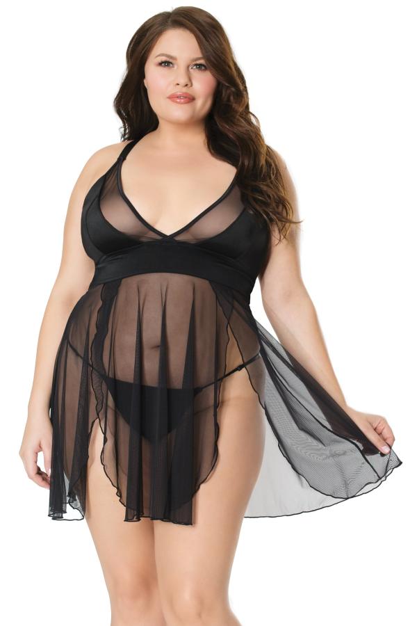 Babydoll - 20312X - Grande Taille - Coquette – Image 2