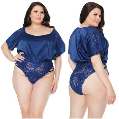 Barboteuse Sexy - 22127X - Grande Taille - Coquette