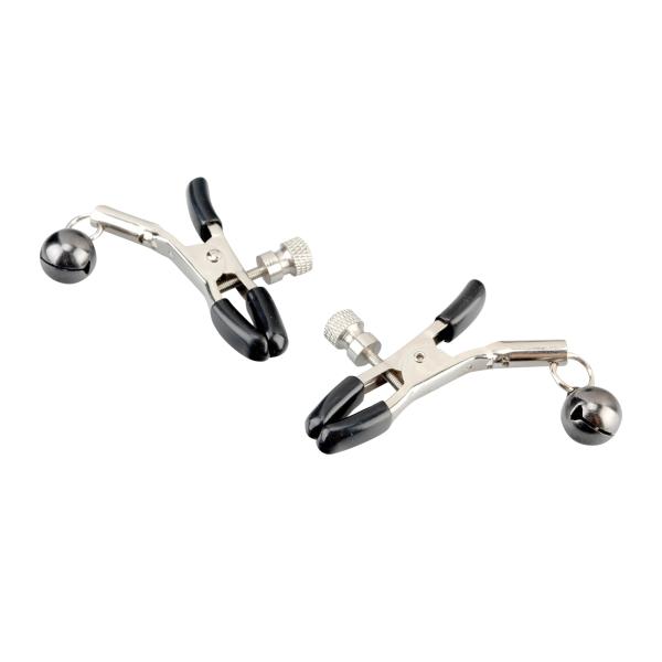 Bell Nipple Clips - Pinces à Mamelons avec Cloche - Lux Fetish – Image 2