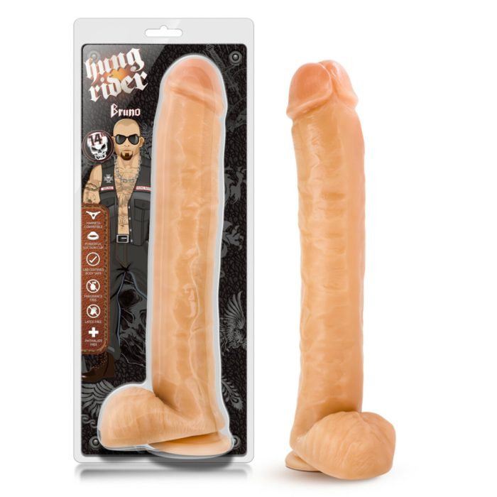 Bruno - Hung Rider - Gode Réaliste XL - Blush
