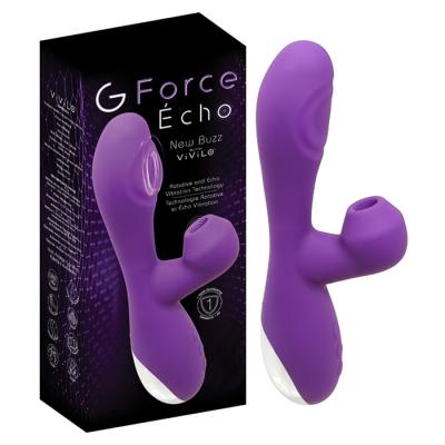 G Force Écho - Vibrateur Double Stimulation Rechargeable - Vivilo