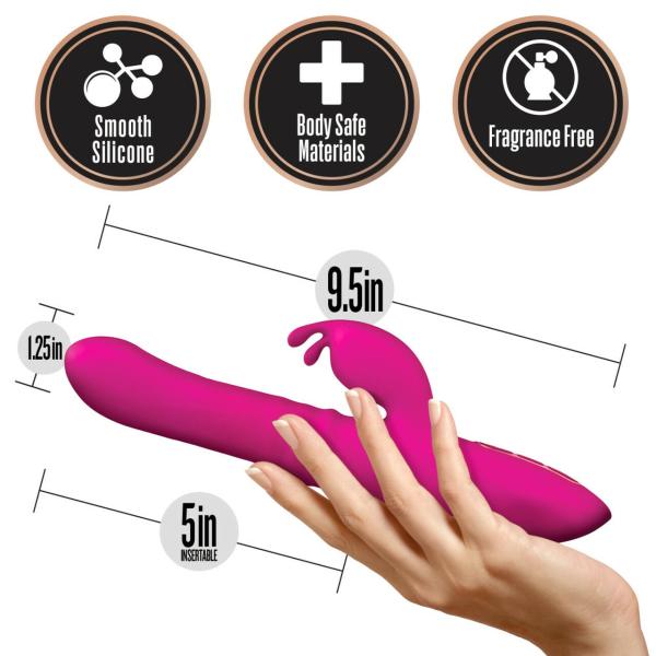 Kira - Vibrateur Double Stimulation - Lush - Blush
