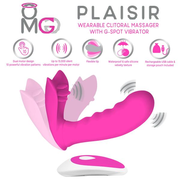 OMG Plaisir - Vibrateur Double Stimulation à Distance - Deeva Toys – Image 2