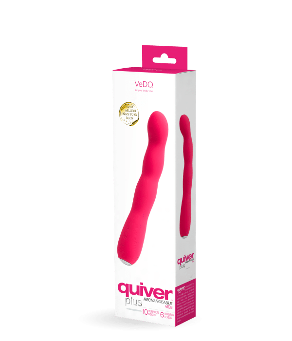 Quiver Rechargeable Vibe Plus - Vibrateur Classique Rechargeable - VèDO – Image 5