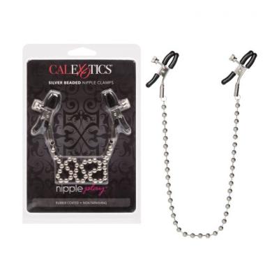 Silver Beads - Nipple Play - Pinces à Mamelons - California Exotics