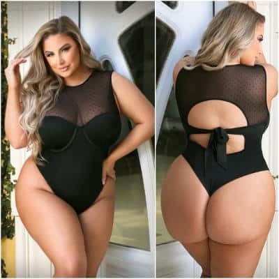 Teddy Opaque - FA640X - Fantasy Lingerie