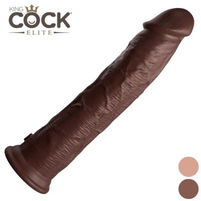 11" Silicone Dual Density Cock - King Cock Elite