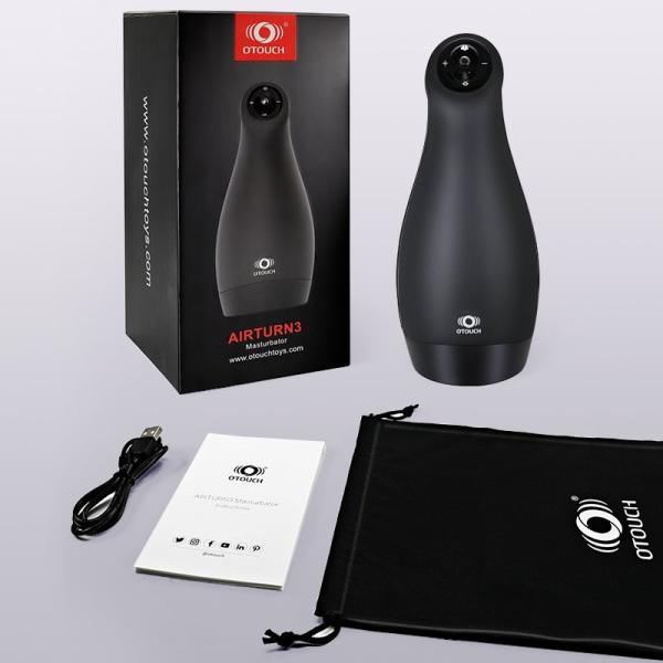 Airturn 3 – Masturbateur Rechargeable - Succion et Vibration - OTOUCH – Image 2