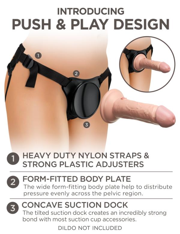 Beginner's Silicone Body Dock Kit - Ensemble de Harnais - King Cock Elite – Image 5