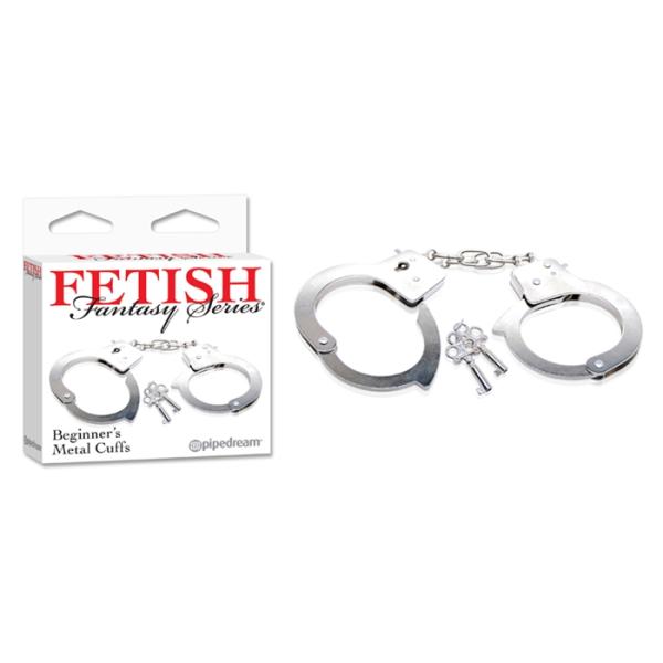 Beginner's Metal Cuffs - Menottes en Métal - Fetish Fantasy Series