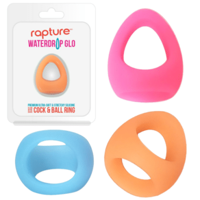 Cock & Ball Ring - Waterdrop Glo - Anneau d'Érection - Rapture