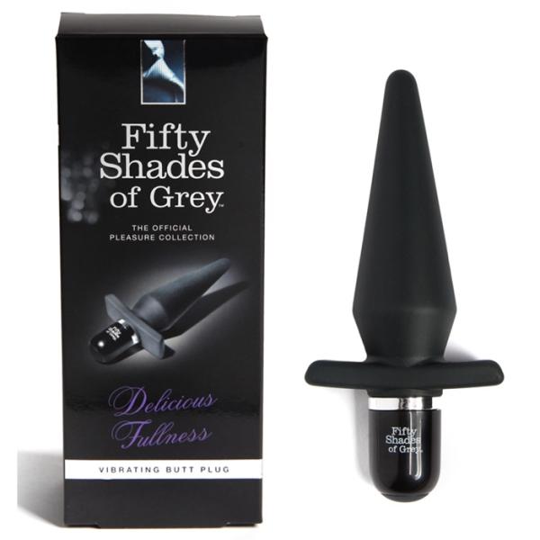 Delicious Fullness - Plug Anale Vibrante - Fifty Shade of Grey