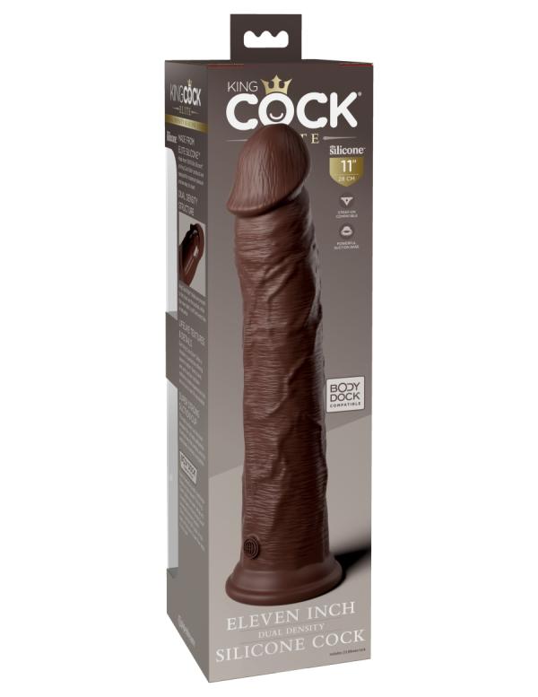 Eleven Inch - Dual Density Silicone Cock - Gode Réaliste - King Cock Elite – Image 5